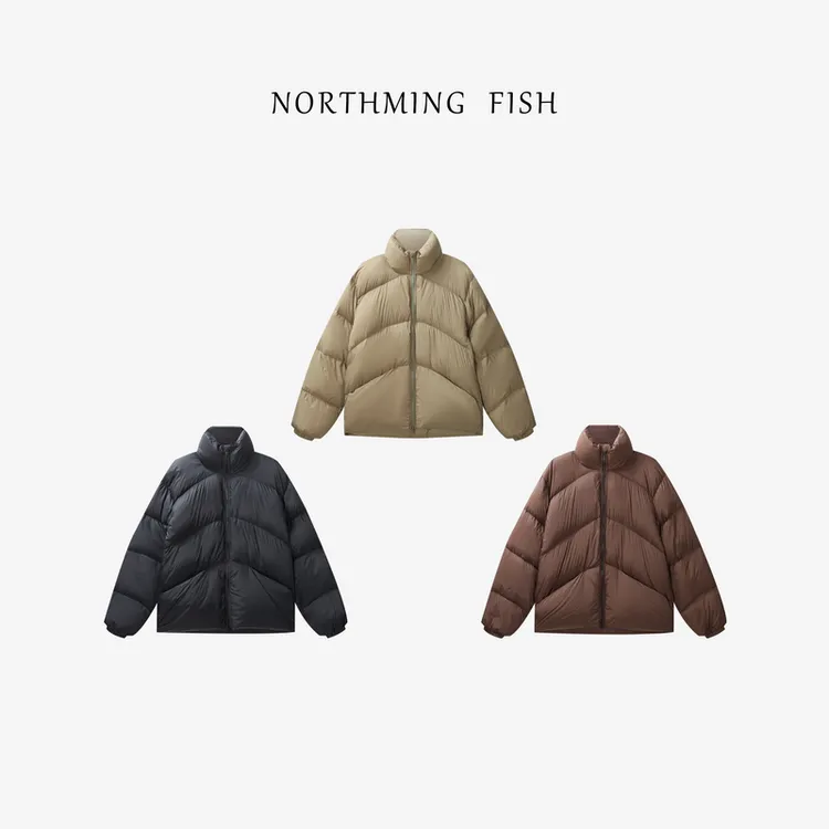 NorthMing fish 「简爱」 90白鹅绒简约随性冬季温暖有型实穿鹅绒服