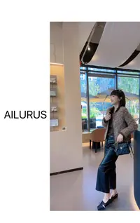 AILURUS【星空点点】2025深圳欧货冬款香奶奶羊毛拉绒外套