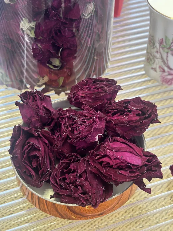 冻干墨红玫瑰花 云南高原头茬花