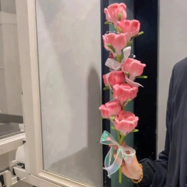 扭扭棒手工花束一米玫瑰花花束diy材料包自制永生花灯超大玫瑰花