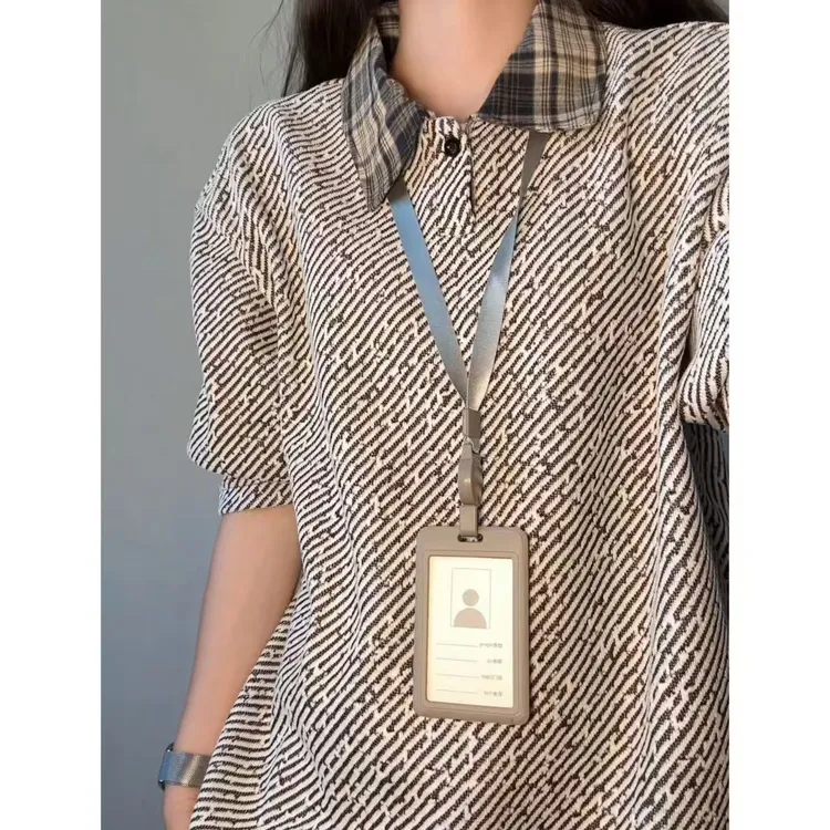 美式重磅雪尼尔长袖T恤男秋季小香风针织打底衫大码宽松卫衣外套