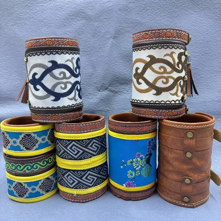 国风笔筒工艺品古风中式复古元素民族风极简风度假风时尚创意家用