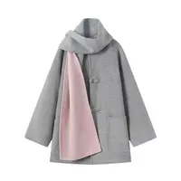 【小熊粉丝专享】N°28 2025新款围巾中国结毛呢大衣8855A1D752