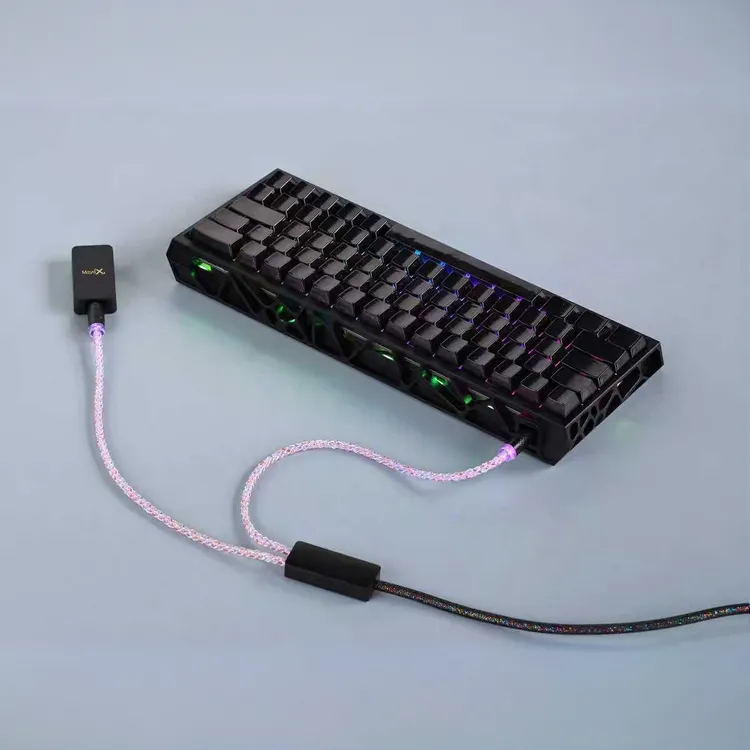 新品 8K 一拖二 无氧铜 航插线 送航插线包 数据线