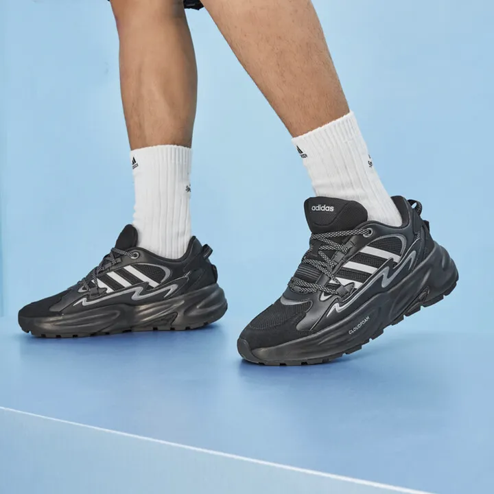 Adidas阿迪达斯OZWAVE SURGE稳定缓震回弹厚底休闲鞋 JR3184