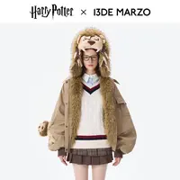 13DE MARZO X 哈利·波特联名系列2025秋冬新款狮子头套夹克外套
