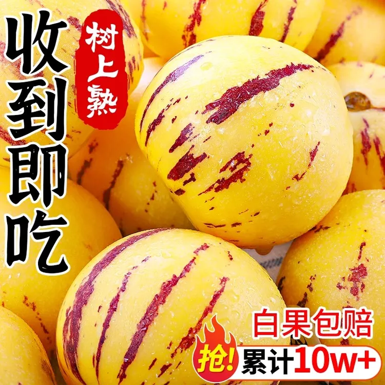 【现摘现发】人参果5斤现摘现发树上熟黄肉圆果果新鲜当季水果