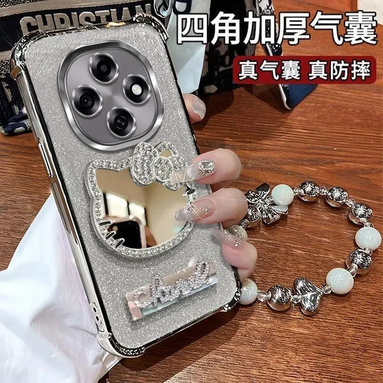 闪钻KT镜子oppoA6Pro手机壳a6pro时尚个性ins风潮牌新款网红创意