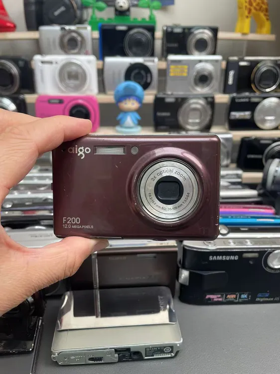 9新 aigo/爱国者 F200 全套配件 数码CCD相机 福利价