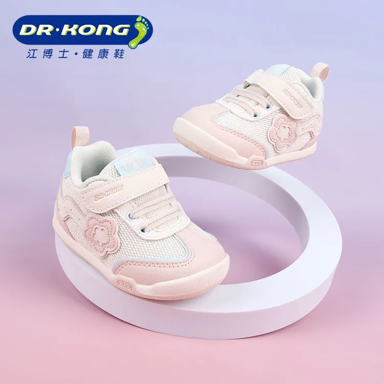 Dr.Kong/江博士童鞋秋季女宝宝一段轻便防滑软底步前鞋B1301661