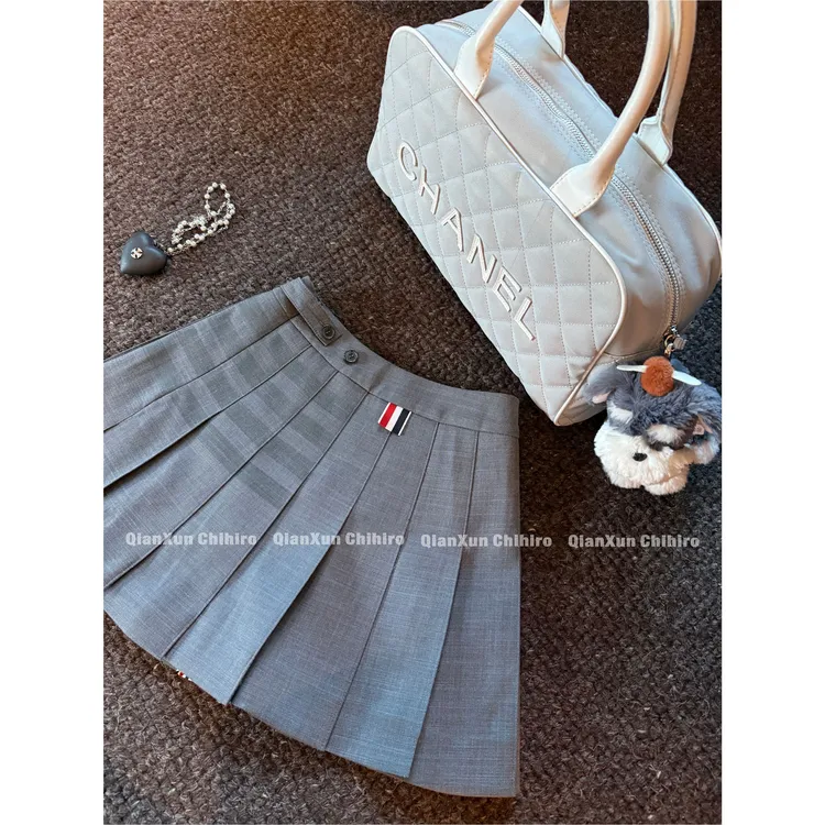 【千寻严选】夏季时尚气质百搭学院风洋气设计感半身裙QXQ5BSQ2992A