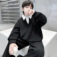 【刘刘妈】2025春秋亲子款毛衣时尚韩版时尚百搭休闲套头针织衫套装