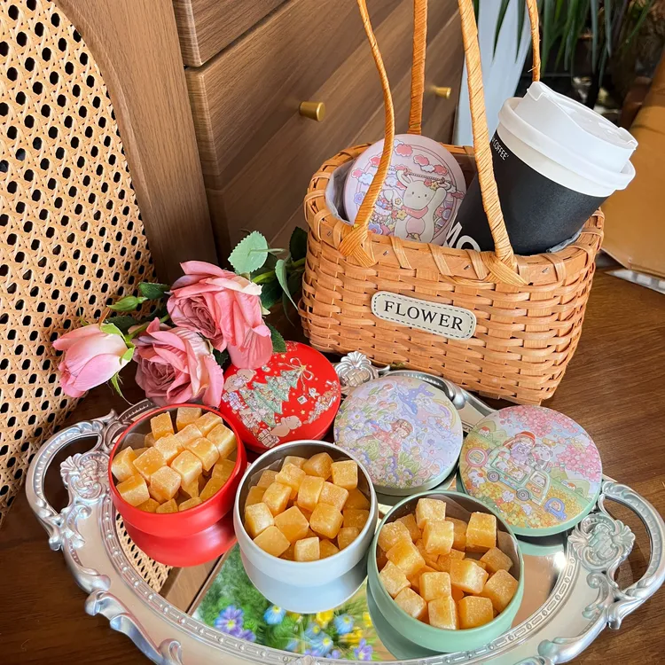 圣诞礼手工梨膏糖清凉薄荷零食糖果甜美罐装送友必备 110g/罐 