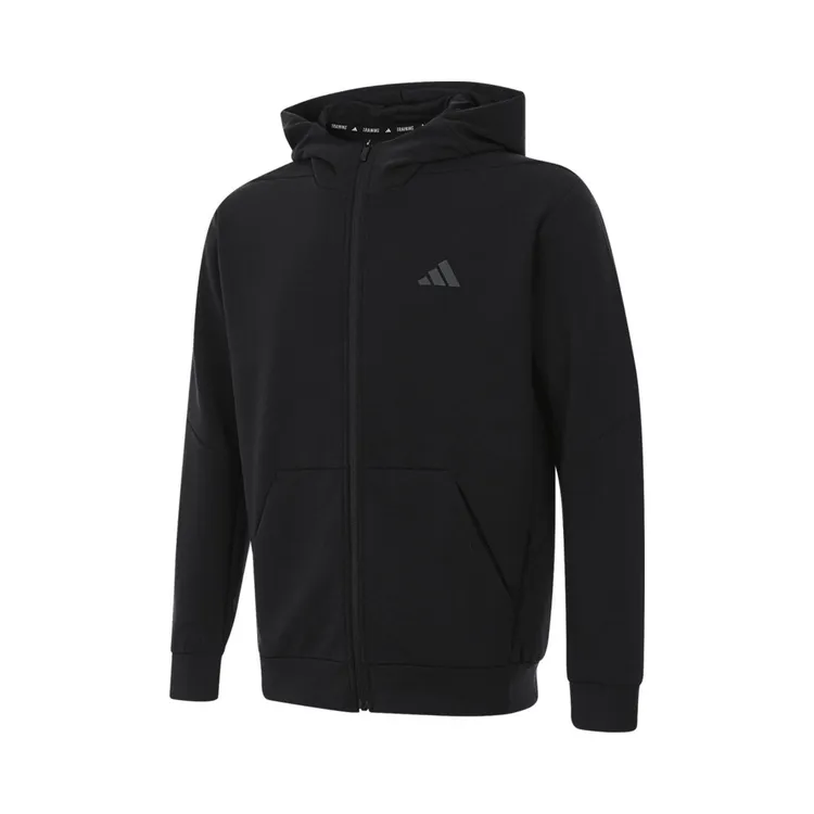 adidas阿迪达斯2025男子D4T FULL-ZIP HO运动针织连帽外套IY1131