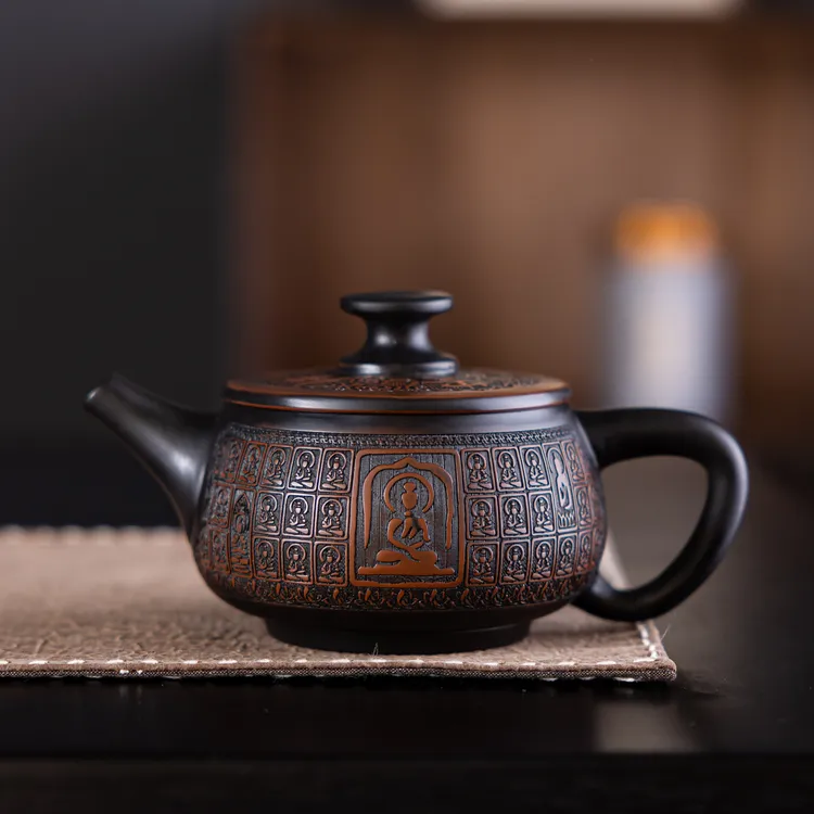 紫陶茶壶手工汉瓦2026新款高档非紫砂壶家用凤鸣壶功夫茶泡茶单壶