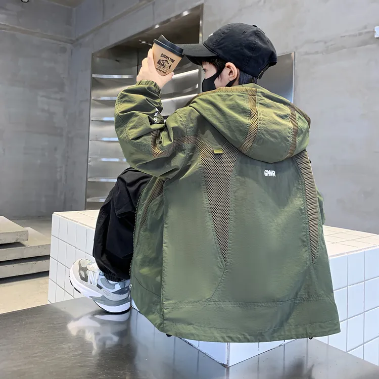 儿童装男童外套春秋款2025新款中大童秋装酷帅男孩秋季衣服