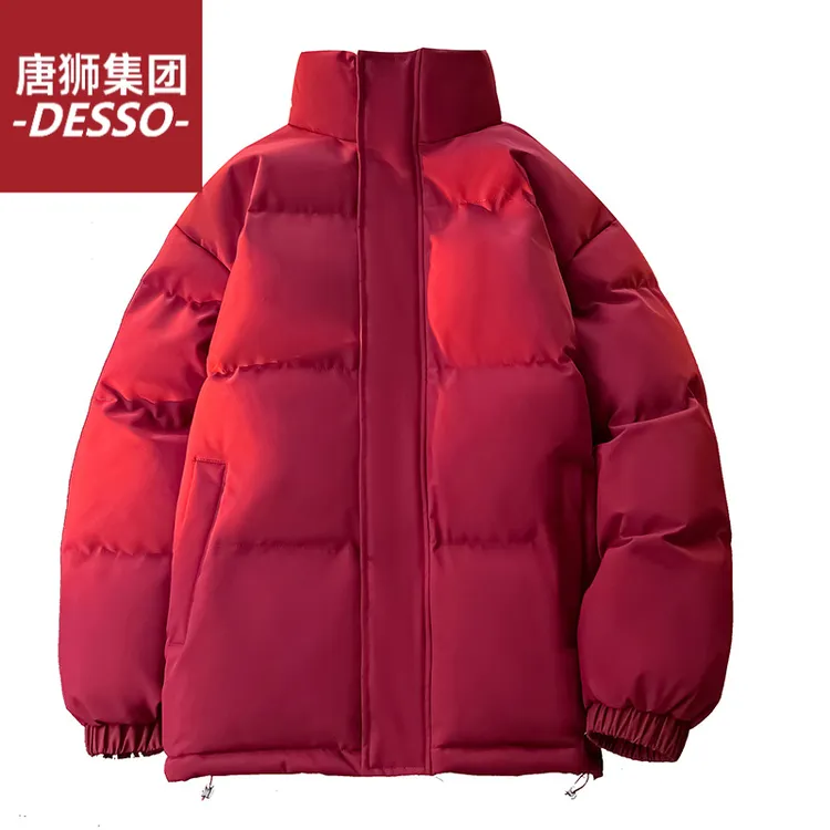 唐狮集团DESSO情侣宽松潮流冬季加厚男士面包服棉衣棉服韩版立领