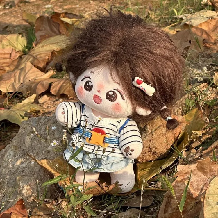 （仅娃衣）20cm棉花娃娃衣服换装裙子套装女娃可爱娃衣毛绒玩偶公