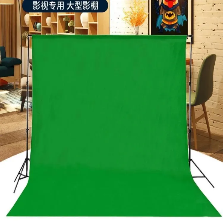 【主播自用】绿幕专业影视直播背景布抠图抠像专业直播拍摄用蓝绿布