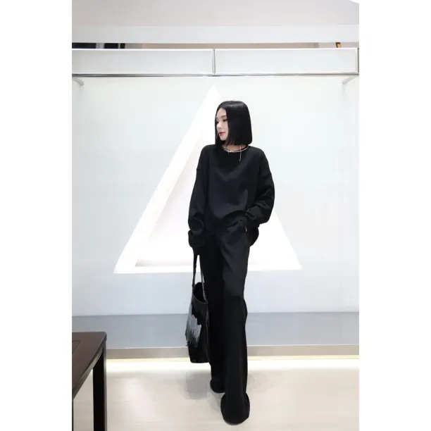 【妙妙精选】HUANGNAJI漫游者-时尚气质宽松休闲套装117/019