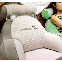 冰豆豆靠垫高颜值床上背靠抱枕女生睡觉靠背枕颜色随机 LL