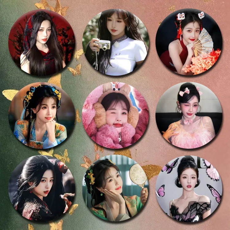 清仓虞书欣吧唧石榴谷子应援周边物料明星马口铁58徽胸针挂件礼物