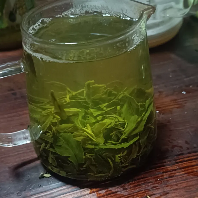 菀豆香海青茶菀豆香五月中旬春季袋装毛峰青岛北方绿茶豌豆香