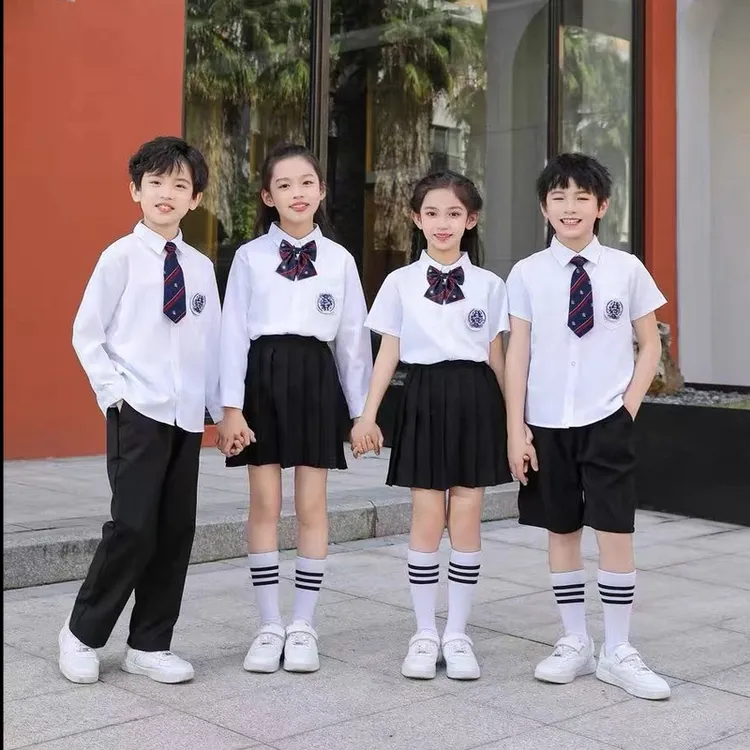 幼儿园儿童小学生合唱团诗歌朗诵演出服学院风运动会班服校服套装