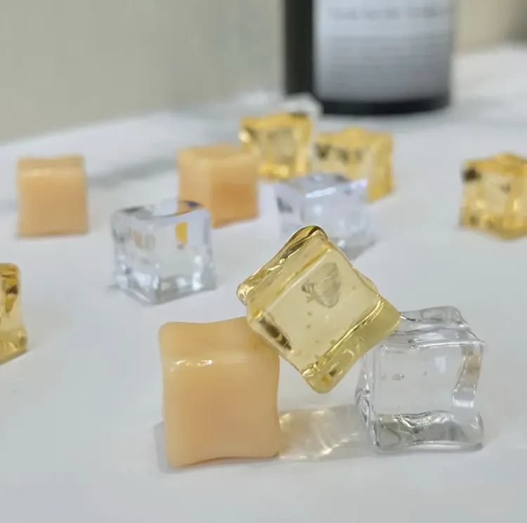 【甜橙布丁】夜光18mm冰块DIY手机支架摆件冰块装饰品