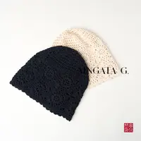 MNGATA G.宫小妍【钩花冷帽】新中式穿搭中国风百搭日常帽子5081806