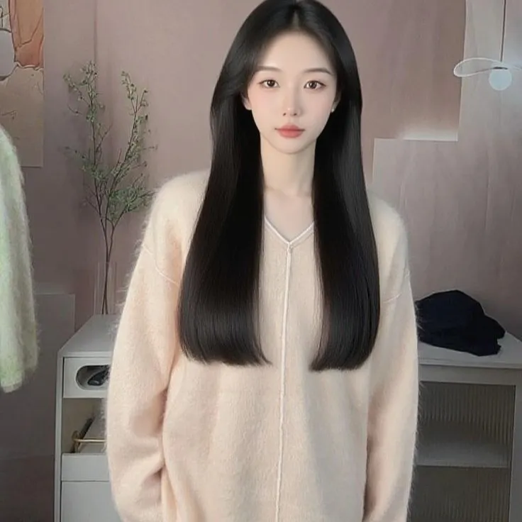 100山羊绒V领圆领拉毛羊绒衫双面可穿高质感穿搭秋冬新款