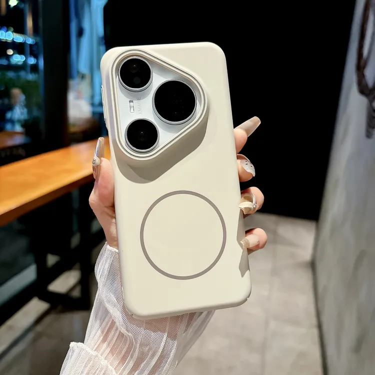 适用华为Pura80Ultra手机壳磨砂磁吸Pura80pro超薄肤感p70pro防摔