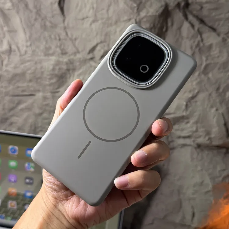 钛灰色适用iQOOz10turboPro磁吸手机壳肤感磨砂z10turbo+防摔硬壳