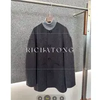 atong/阿彤-【】-2025苏丽简约设计款廓形大口袋大衣外套0921-23