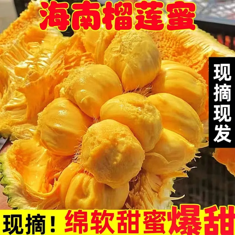 【软糯香甜】正宗海南三亚榴莲蜜热带新鲜水果湿包尖拉蜜非榴莲包邮