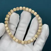 U3385特价微瑕天然猛犸单圈手串6.4*5.4mm一物一图 假一罚十
