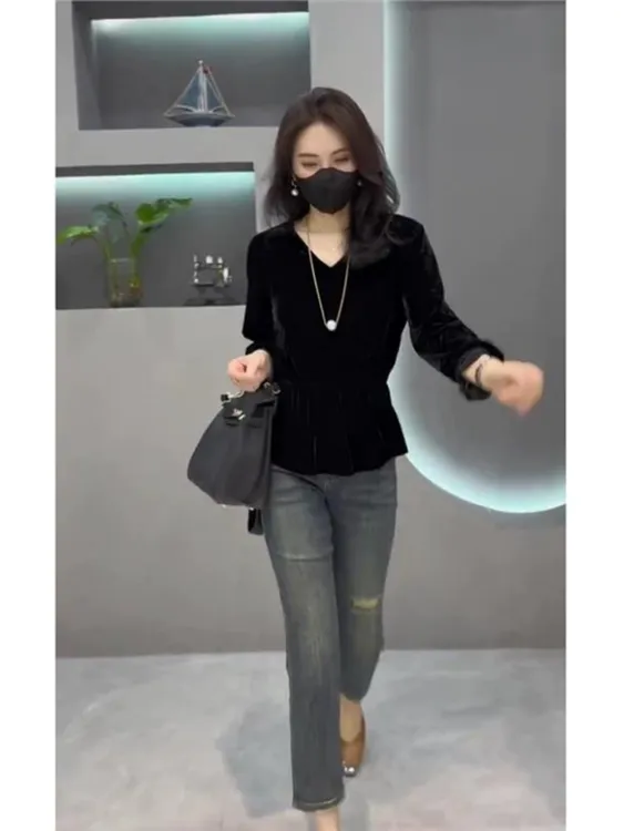 2025入秋穿搭时尚一整套香风减龄小高级感女微胖两件早秋上衣套装