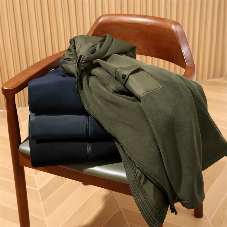 加绒又好看 秋冬男士防寒保暖高弹力奥粒绒卫衣连帽外套潮可情侣