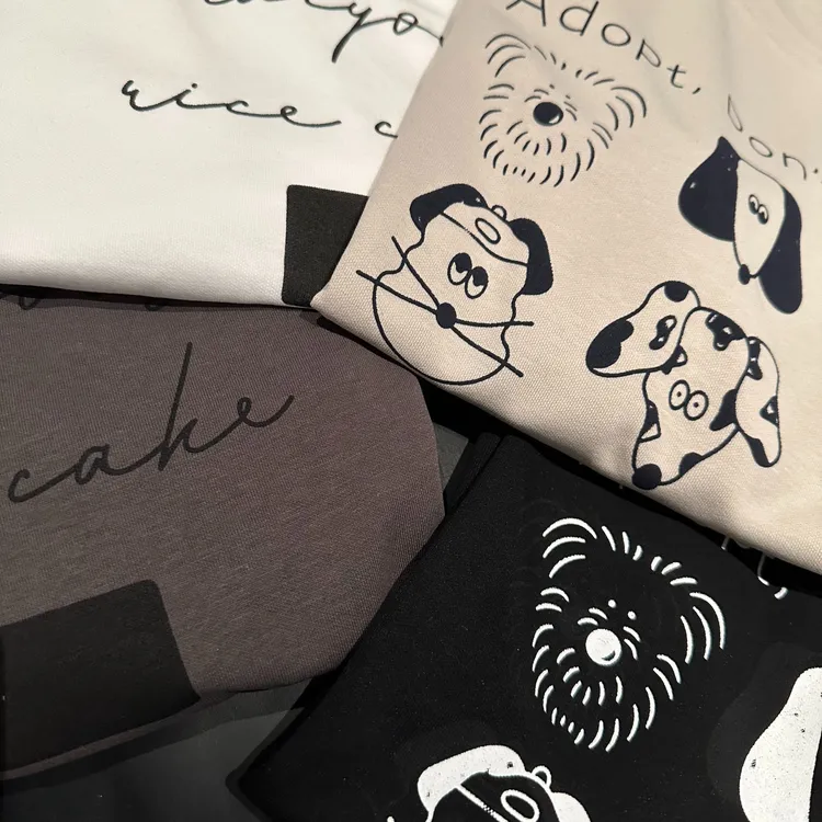 【双纱棉合集】 女装显瘦百搭宽松长袖休闲双纱棉 正肩T恤 