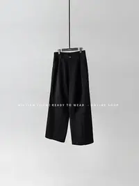 威廉威 男女同款【立体黑牛王】土耳其复古宽松百搭挺廓牛仔裤E1083