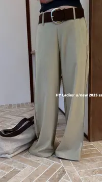 HY ( 3086#) 美式 舒适休闲街头风西装裤(裤长100)