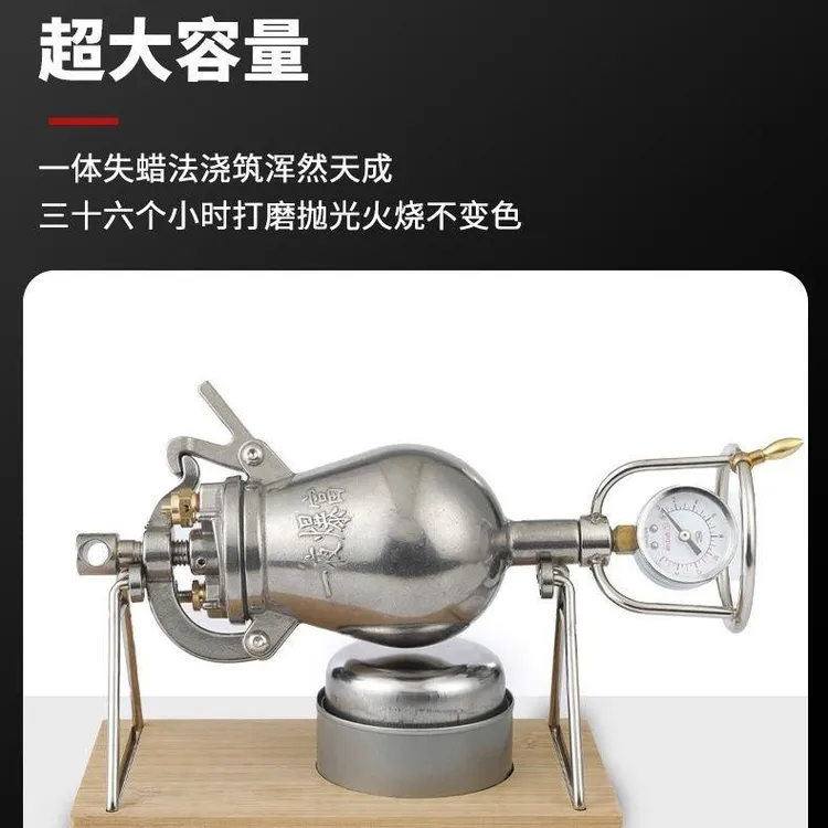 粮食放大器微型爆米花机爆米花机304不锈钢老式手摇爆米花炉