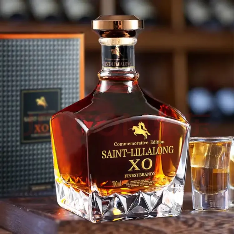（礼盒款）法国白兰地洋酒圣利拉郎纪念版XO40度700ML送礼自饮