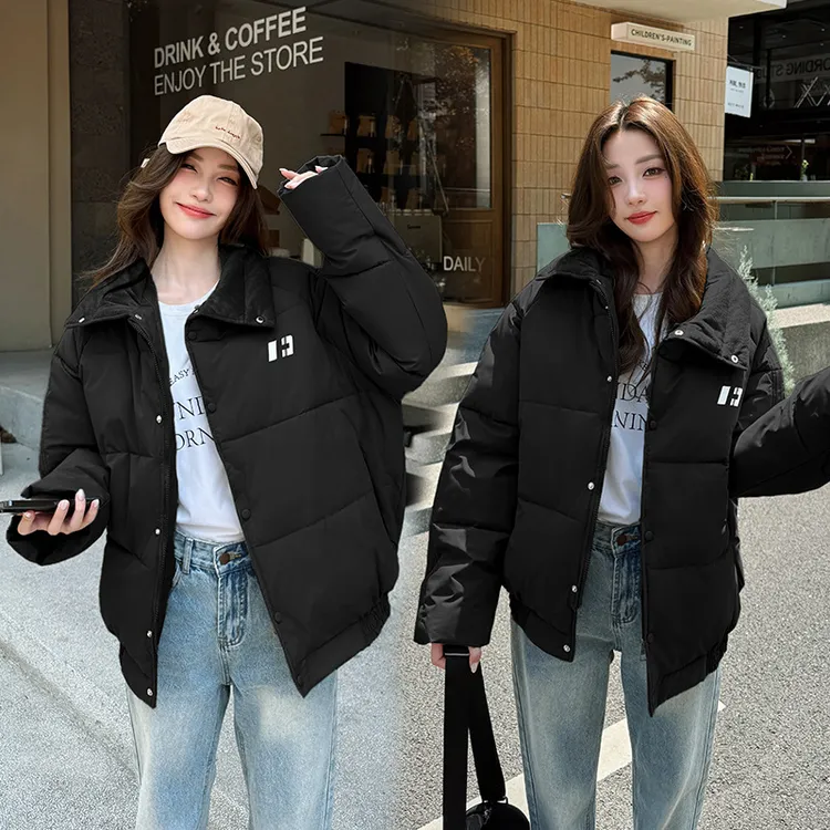 灰鹅绒专柜同款冬季女装羽绒服简约舒适小个子休闲宽松时尚加厚女