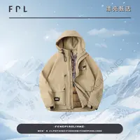 卡其【落日玫瑰】2025新款机能宽松品质轻奢男女同款羽绒服005