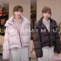 【mimius】U 可溯源三星安心羽绒 立领连帽可抽绳羽绒服 G10245