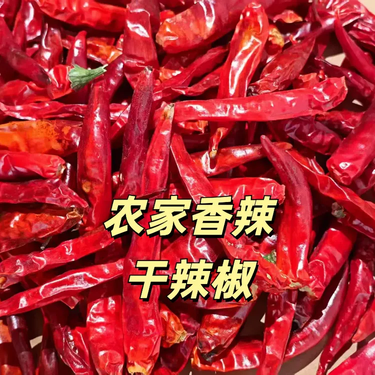 新货农家红辣椒又香又辣产地直发家用微辣中辣椒商用辣椒魔鬼辣