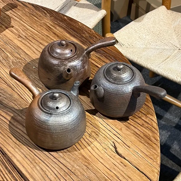 柴烧蓦古匙把砂铫壶副榜炉之鼓炉中式家用手工功夫茶具煮水粗陶