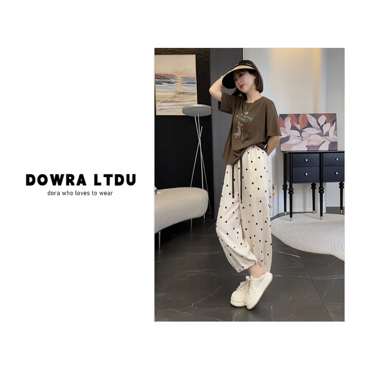 朵拉【小鳄鱼】2025年夏季新款圆领卡通雪花百搭短袖T恤女1-2161