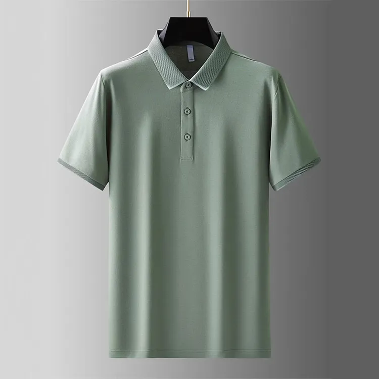 JOZDICE/纪治迪哲polo衫男款商务休闲凉感纯色短袖polo衫男